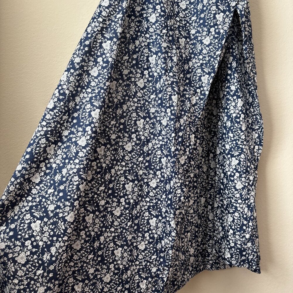 Ann Mashburn Liberty Fabrics Floral Printed Wrap Maxi Dress - Picture 7 of 11